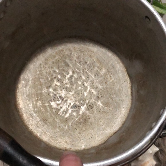 Vntg Metal “Jelly”Pot With Handle-Used Condition-9.5in diameter x 6.5 deep - Picture 7 of 17